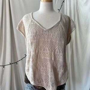tank short sleeve knit top